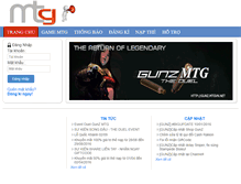 Tablet Screenshot of mtgvn.net